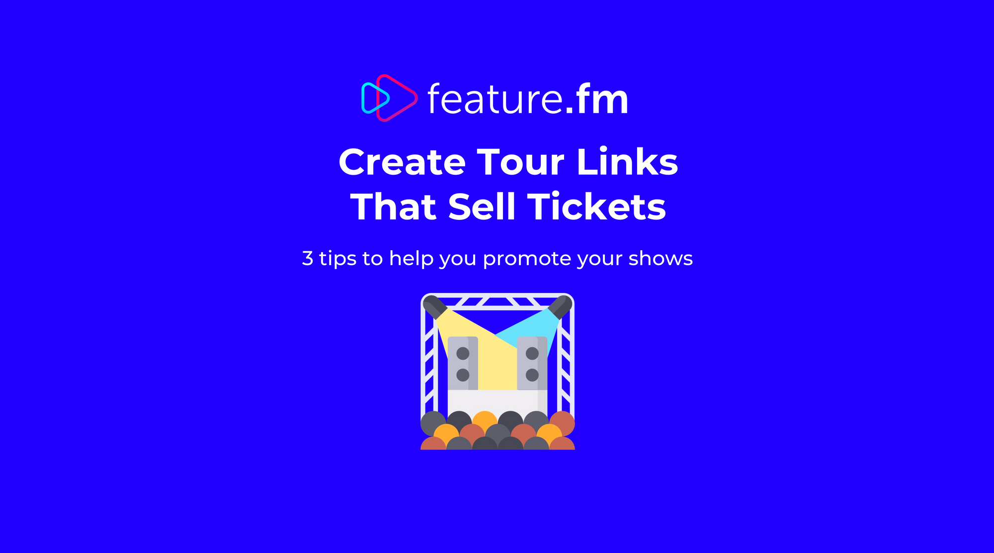 Day 2: Create Tour Links that sell tickets