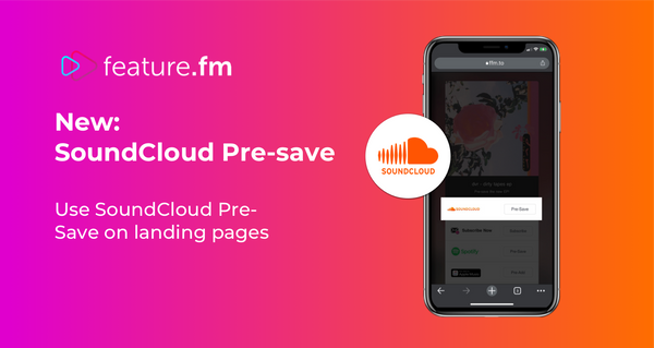 New: Soundcloud Pre-Save