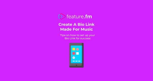 Day 10: Create a Bio Link made for music